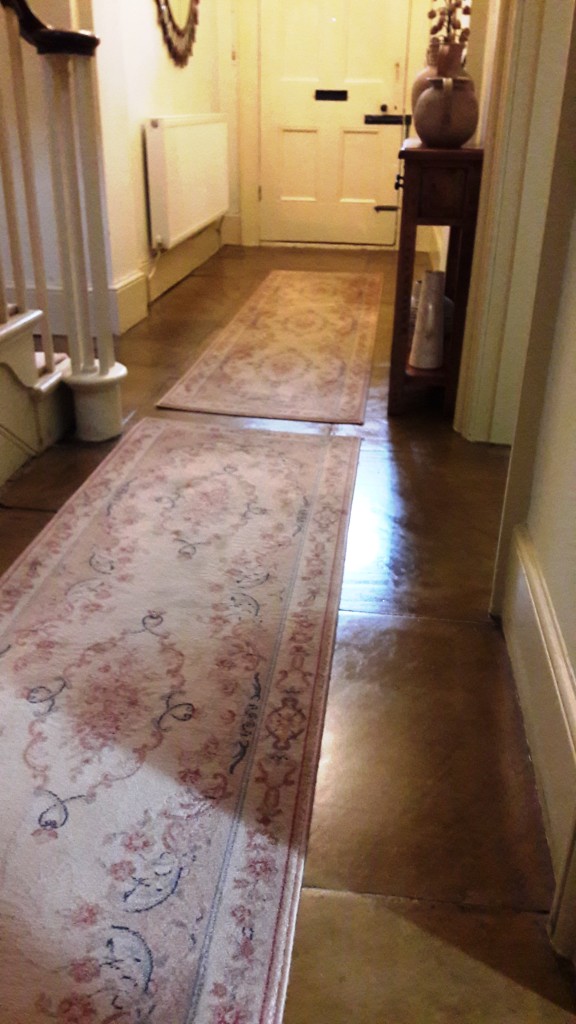 Yorkstone Hallway Restoration Carbrooke Finished Floor