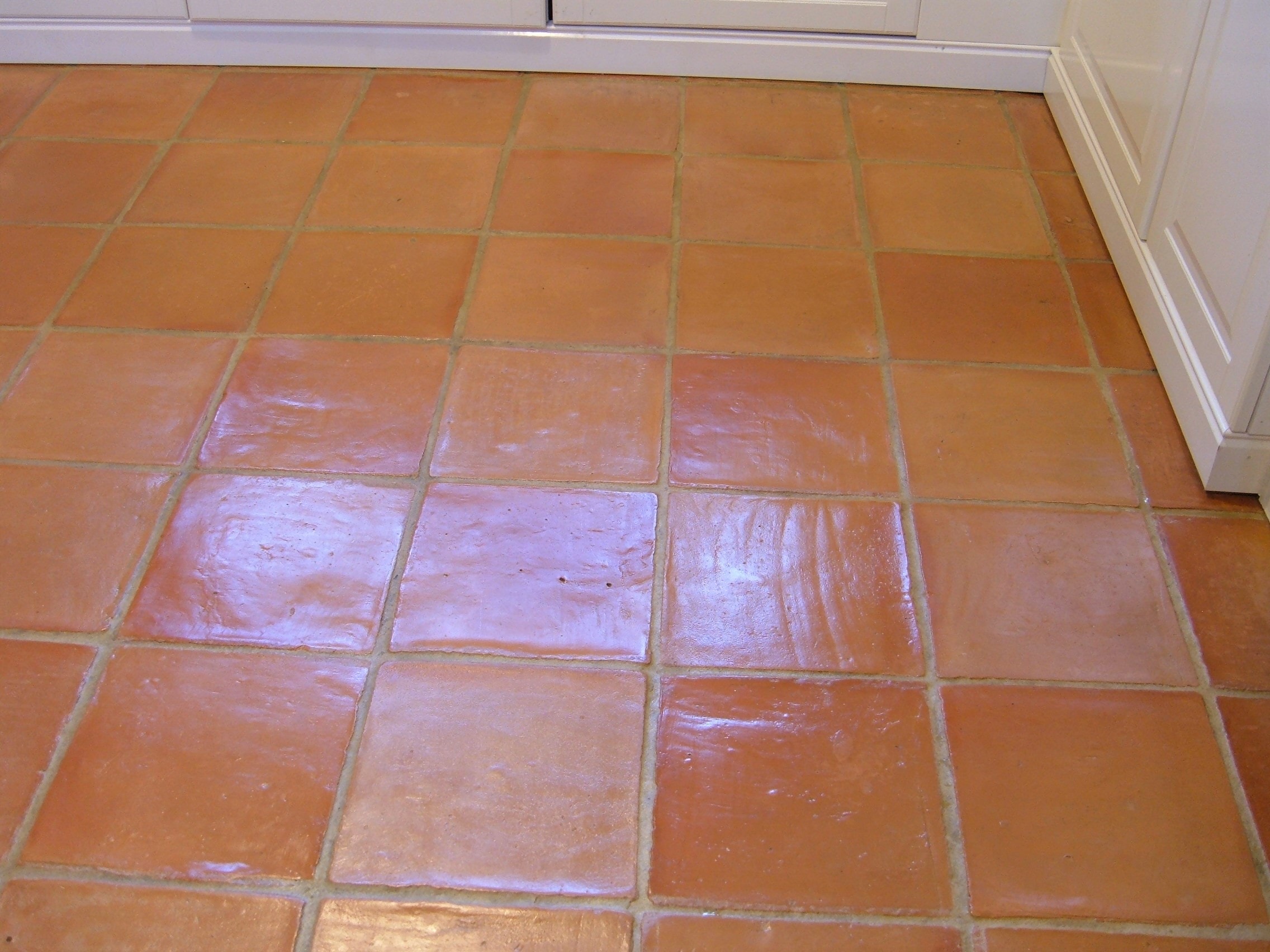 Terracotta Tiled Kitchen Floor After Cleaning Hales