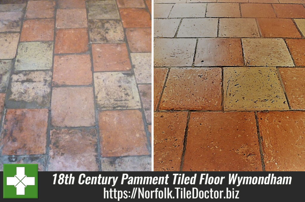 Restoring an 18th Century Norfolk Pamment Tiled Floor in Wymondham