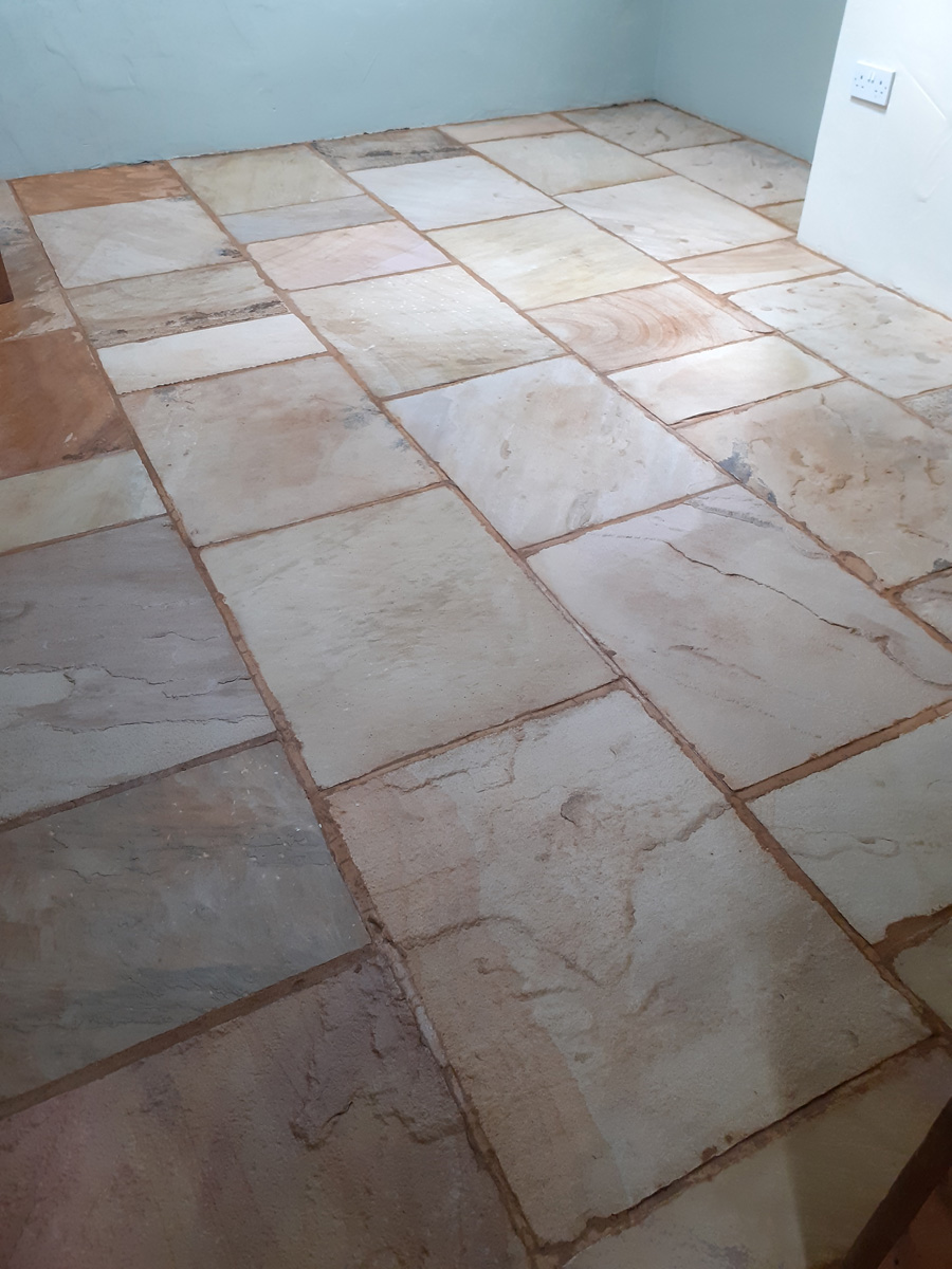 Riven Sandstone Floor After Renovation Rocklands Riven Sandstone Floor After Renovation Rocklands