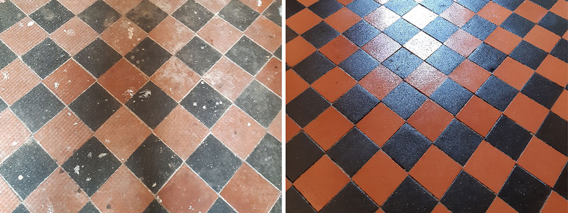 Victorian Tiled Hallway Renovated in Attleborough after Building Work