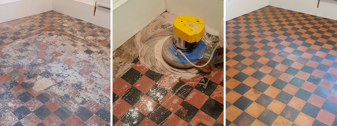 Victorian Terracotta Floor Renovated in Potter Heigham Norfolk